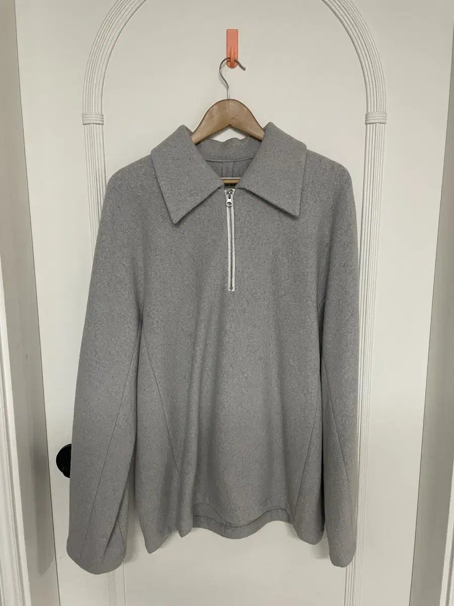 라벨 아카이브 boucle half zip up pullover (4)